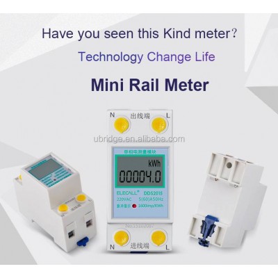 Ac Voltage Digital Energy Meter Uesd For Wireless Energy Monitor Electric Power Meter Ubt-7